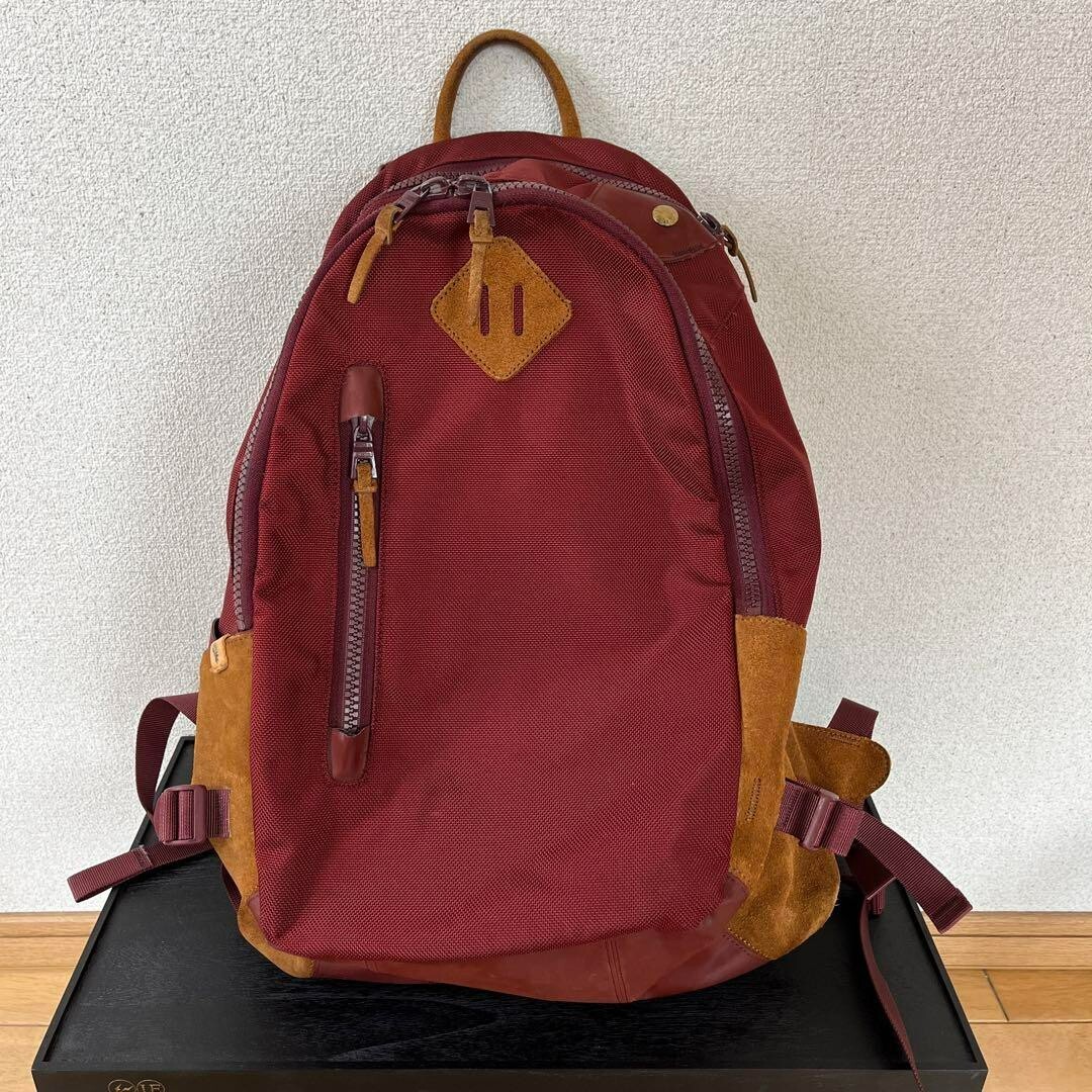 visvim 20L バックパック　リュック　レッド　赤　スエード Visvim Ballistic Prime 20l Burgundy Backpack Japan | eBay