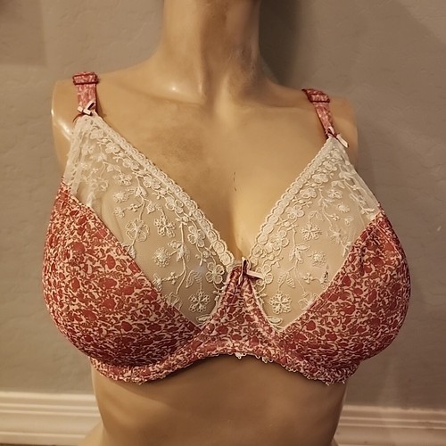 Fantasie Bra 34FF Pink Floral Underwire Unlined | eBay