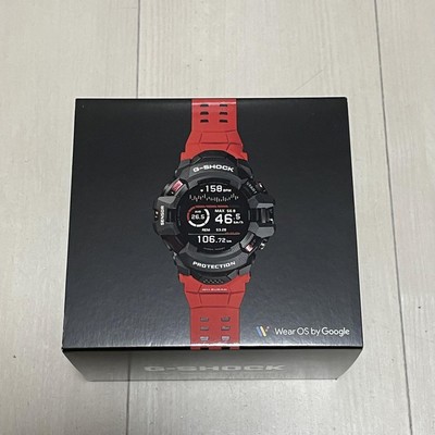 Pre-owned Casio Shock G-squad Pro Gswh1000-1a4 Black With Wear Os By Google
