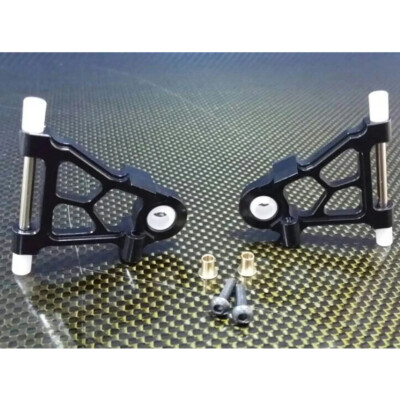 GPM Racing Aluminum Front Lower Arm Black : Tamiya TT-02