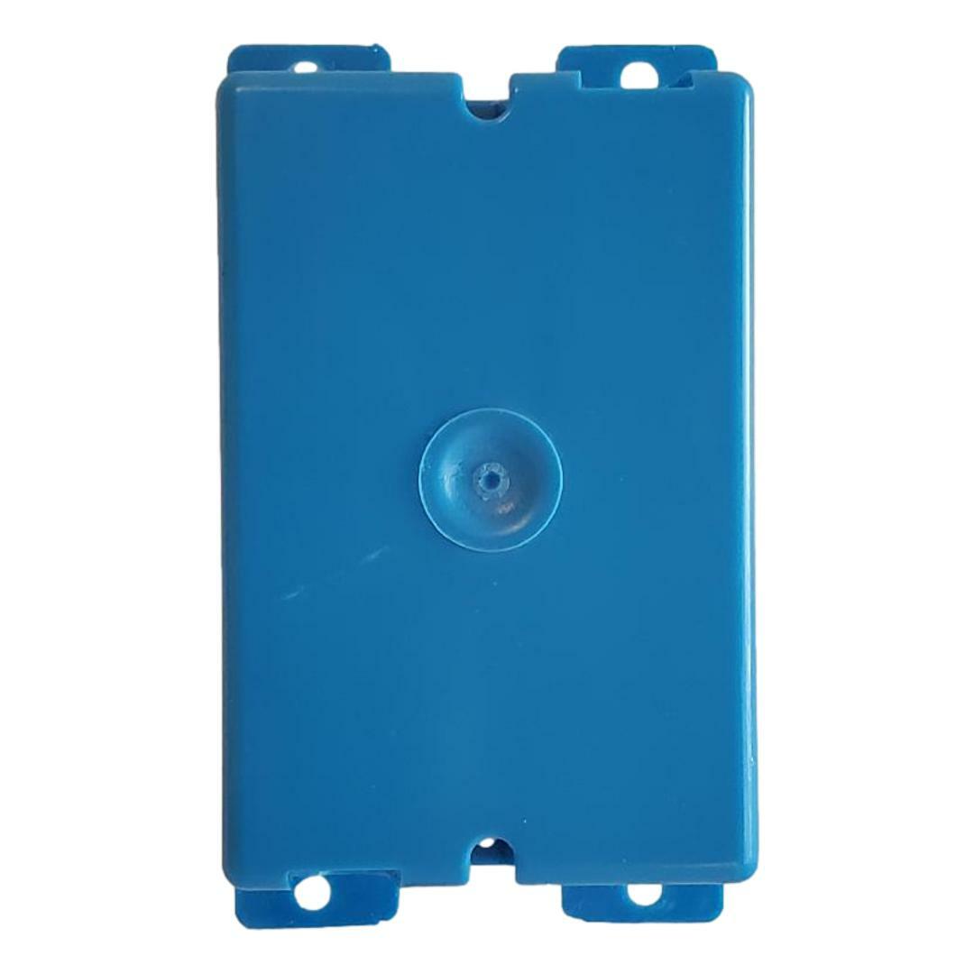 1 Gang 8 CU IN Blue PVC Flanged Shallow Old Work Electrical Outlet Switch Box