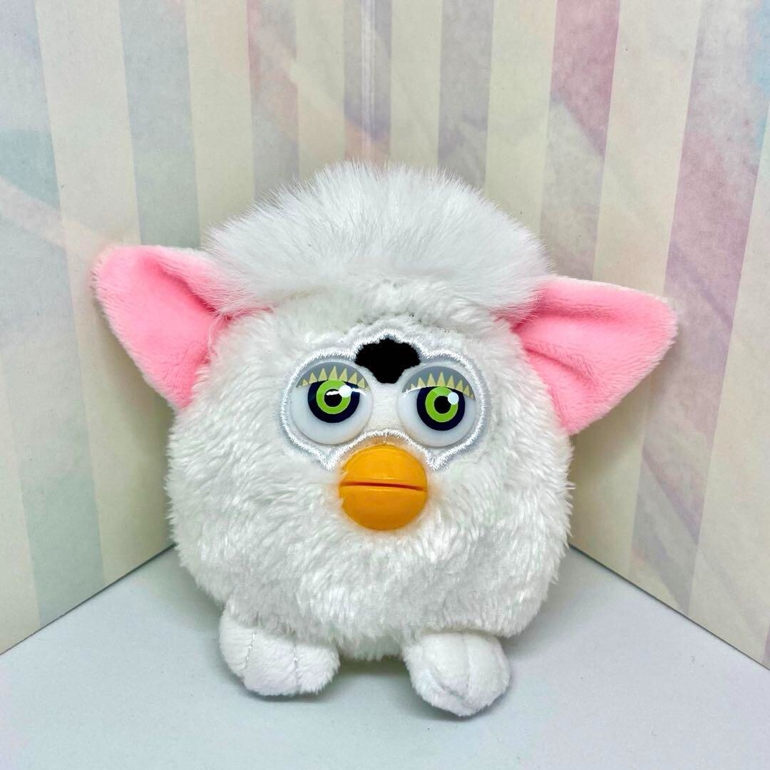Furby Babies ホワイト TOMY Furby Retro Furby Fluffy Plush Doll Stuffed Toy 35cm White