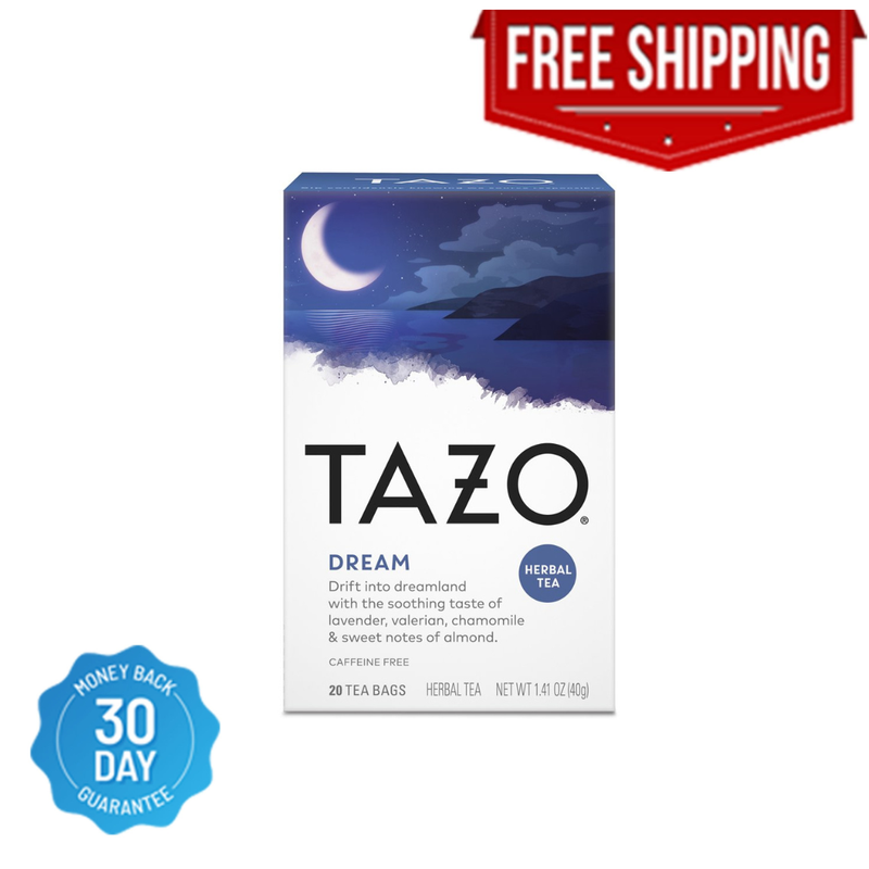 Bags Tazo Herbal Tea,dream, Caffeine-free, Tea Bags 20 Count