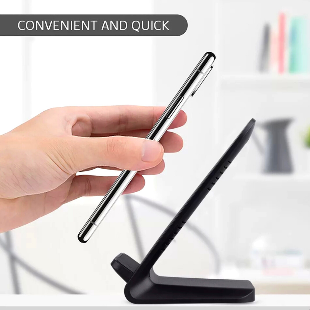 Cargador Inalambrico Rapido Casa Oficina Carga Para Telefonos Cell Universal US*