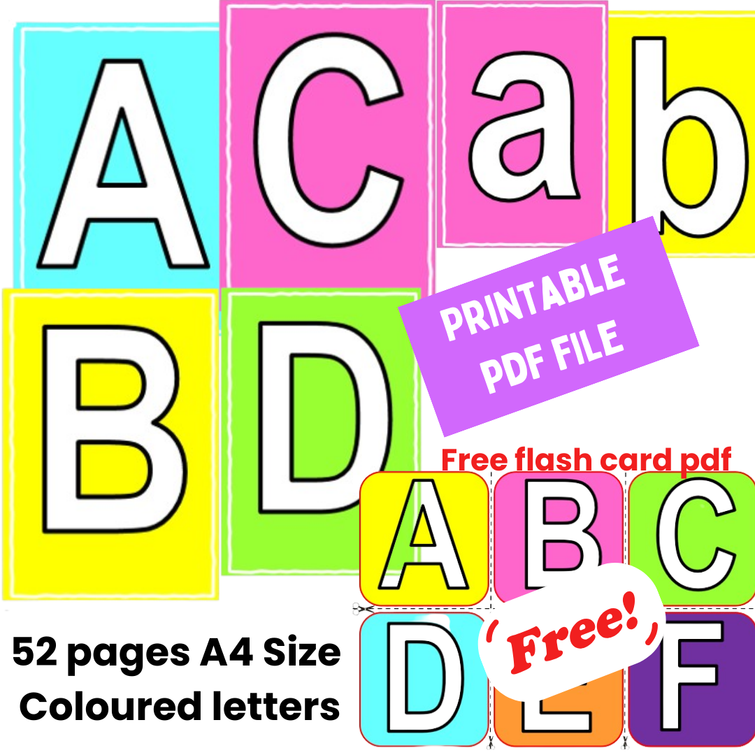 printable-alphabet-a-z-large-letters-52-set-for-preschool-learning-kids-a4-pdf-ebay