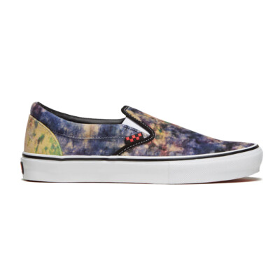 Кроссовки Vans Tie Dye Terry Skate Slip-On (черный/мульти) Скейтерская обувь