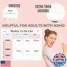 NiiViin Undated Weekly Planner Notepad - Calendar with Habit Tracker, ADHD Planner for Adults, Weekly To Do List Notepad, 50 Tear-Off 8.5