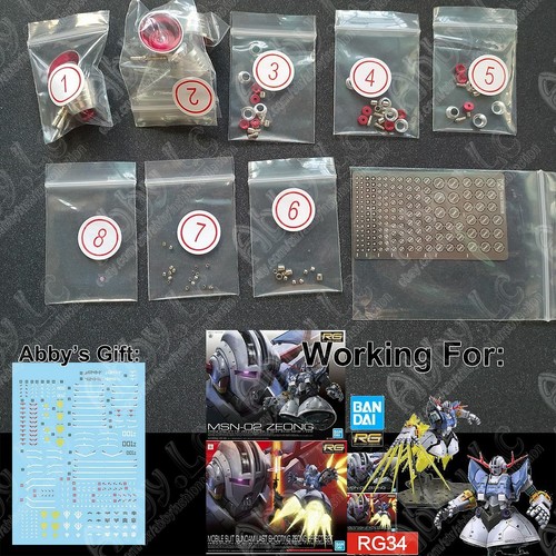 for RG 1/144 Zeong Mr.Metal Detail up Add-on Parts Set MSN