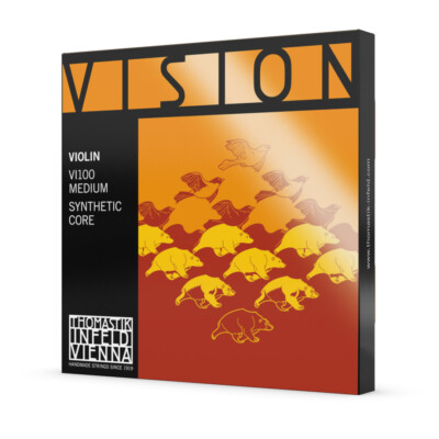 Thomastik Vision 4/4 Violin Set, Medium Gauge, Authorized Dealer