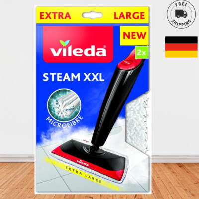 Vileda Steam XXL Mikrofaser Ersatzpads, Dampfreiniger Ersatzbezüge, Reinigung