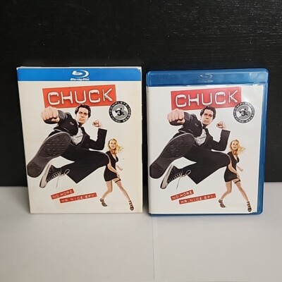 Chuck: The Complete Third Season 3 (Blu-ray Disc, 2010, 4-Disc Set) - Free Ship!