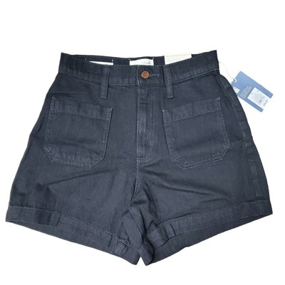 Universal Thread Highest Rise A-line Denim Black Women Shorts NEW Size 0R