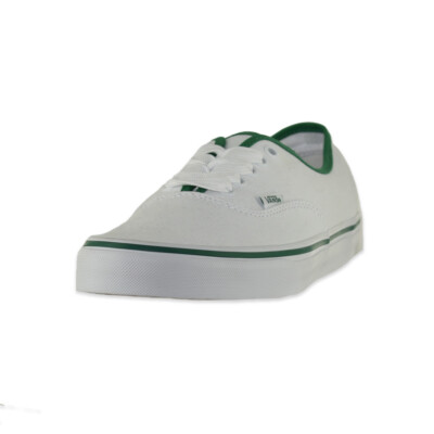 Кроссовки Vans Authentic (Canvas Pop Белый/зеленый) для скейтбординга