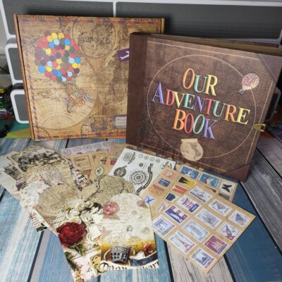 Disney's Up - Our Adventure Book: Travel Scrapbook Wedding Photo Album 146 Pages