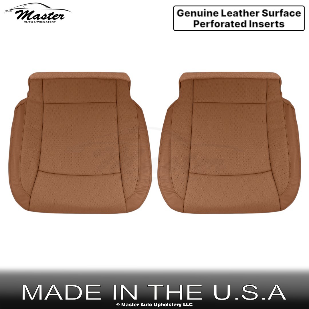 2009-2014 Fits Hyundai Genesis G80 Genuine Leather Bottom Seat Covers Saddle