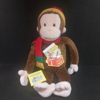Macys Limited Edition 24'' Curious George Plush Toy Stuffed Animal Book Tags 2001