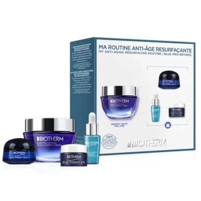 Biotherm Blue Pro-Retinol Gift Set (4 pcs) For Women 1.69oz/0.23oz/0.50oz/0.16oz