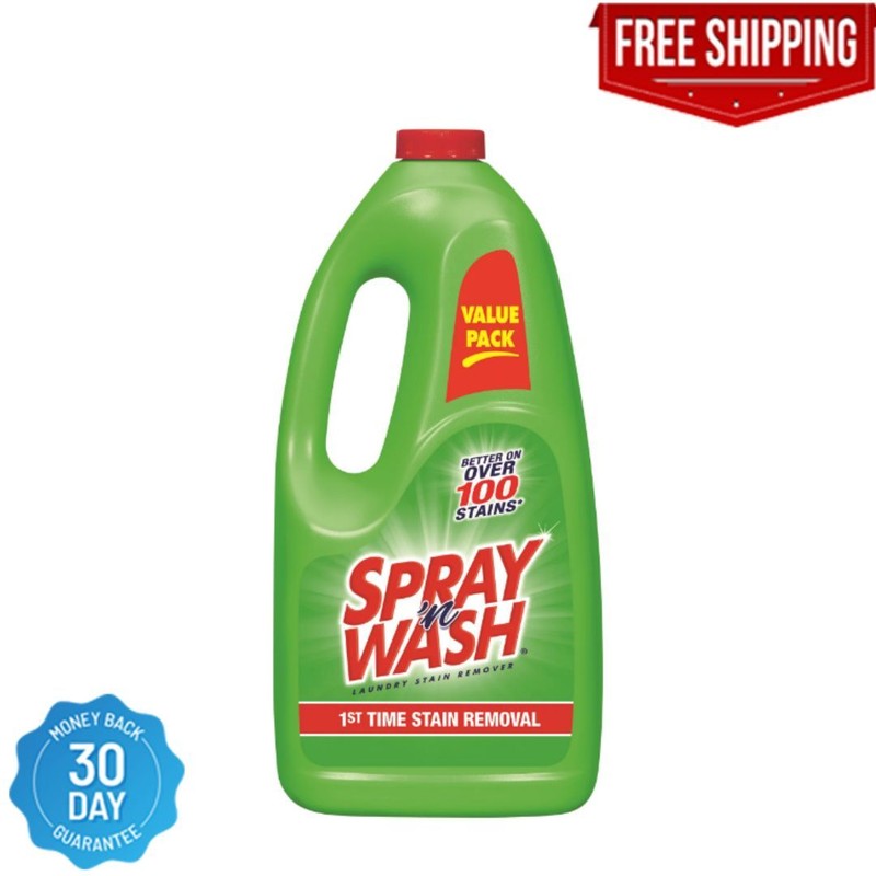 Spray 'n Wash PreTreat Laundry Stain Remover Refill, 60oz Bottle