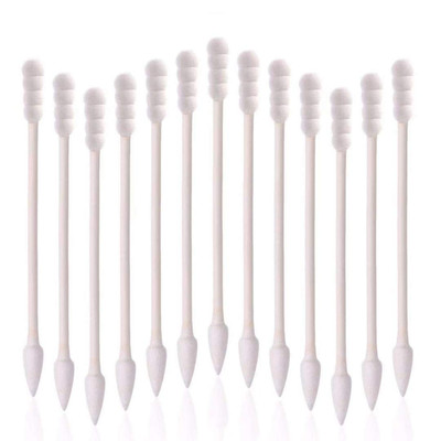 Cotton Swabs 800 Pieces, Double Precision Tips with Paper Stick, 4 Packs of 200 
