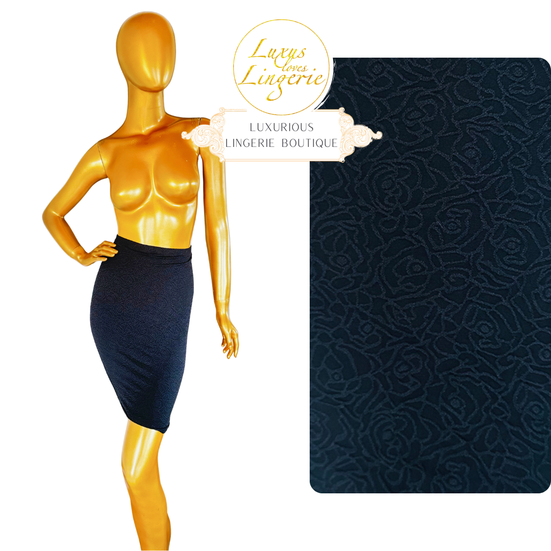 Waves Skirt by Wolford Medium Blue Rock with Elegant Design