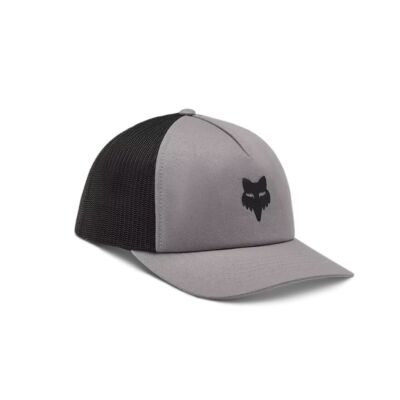 Fox Racing Head Snapback Trucker Hat (Steel Grey) 5-Panel Cap