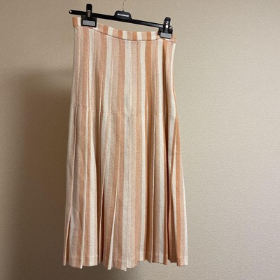 JIL SANDER Pleated Skirt Long Skirt F/S from Japan