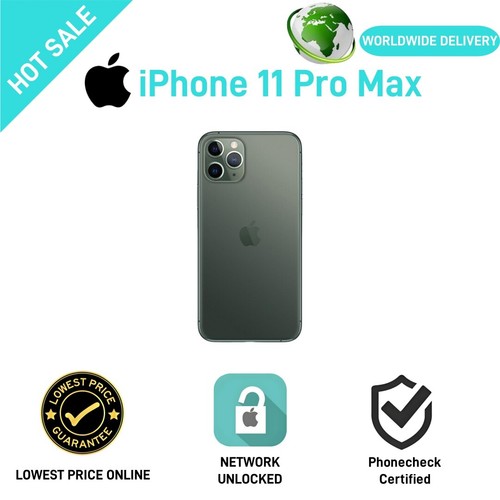 Apple iPhone 11 Pro Max-64GB-6.5'' HD Display Front 12MP Apple iPhone 11 Pro Max-64GB-6.5'' HD Display Front 12MP