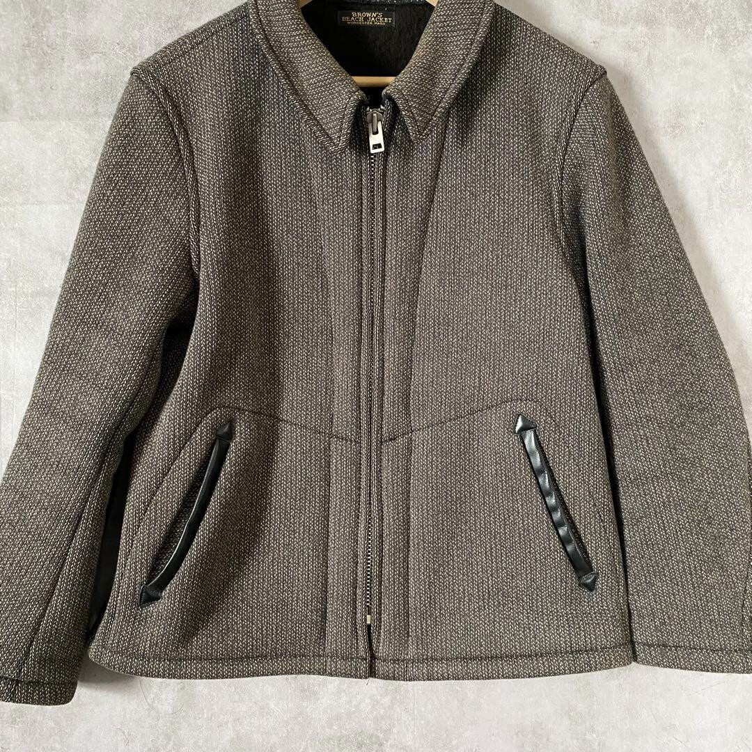 ジャケット・アウター BROWN'S BEACH JACKET SIZE38 Brown's Beach Tailored Jacket (Oxford Gray) - Okayama Denim