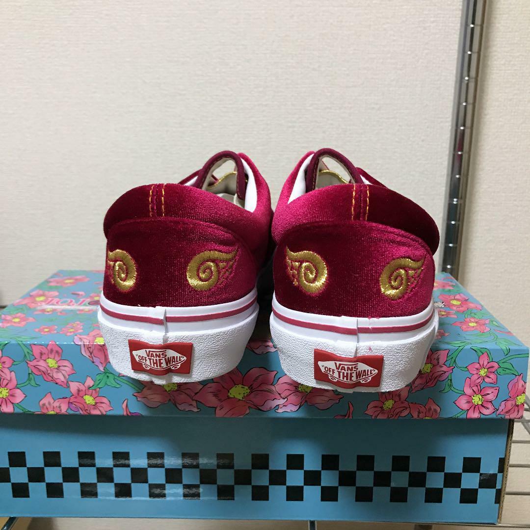 Pre-owned Vans Jojo's Bizarre Adventure Golden Wind ×  Limited Original Box 24.5cm Us6 In Red
