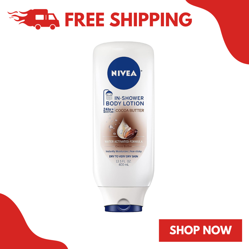 In Shower Lotion, Body Lotion For Dry Skin, 13.5 Fl Oz Bottl