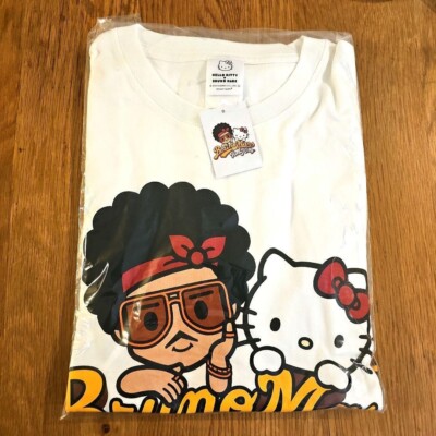 BRUNO MARS x HELLO KITTY T-shirt Japan Limited 2024 Sanrio XL Size Authentic!