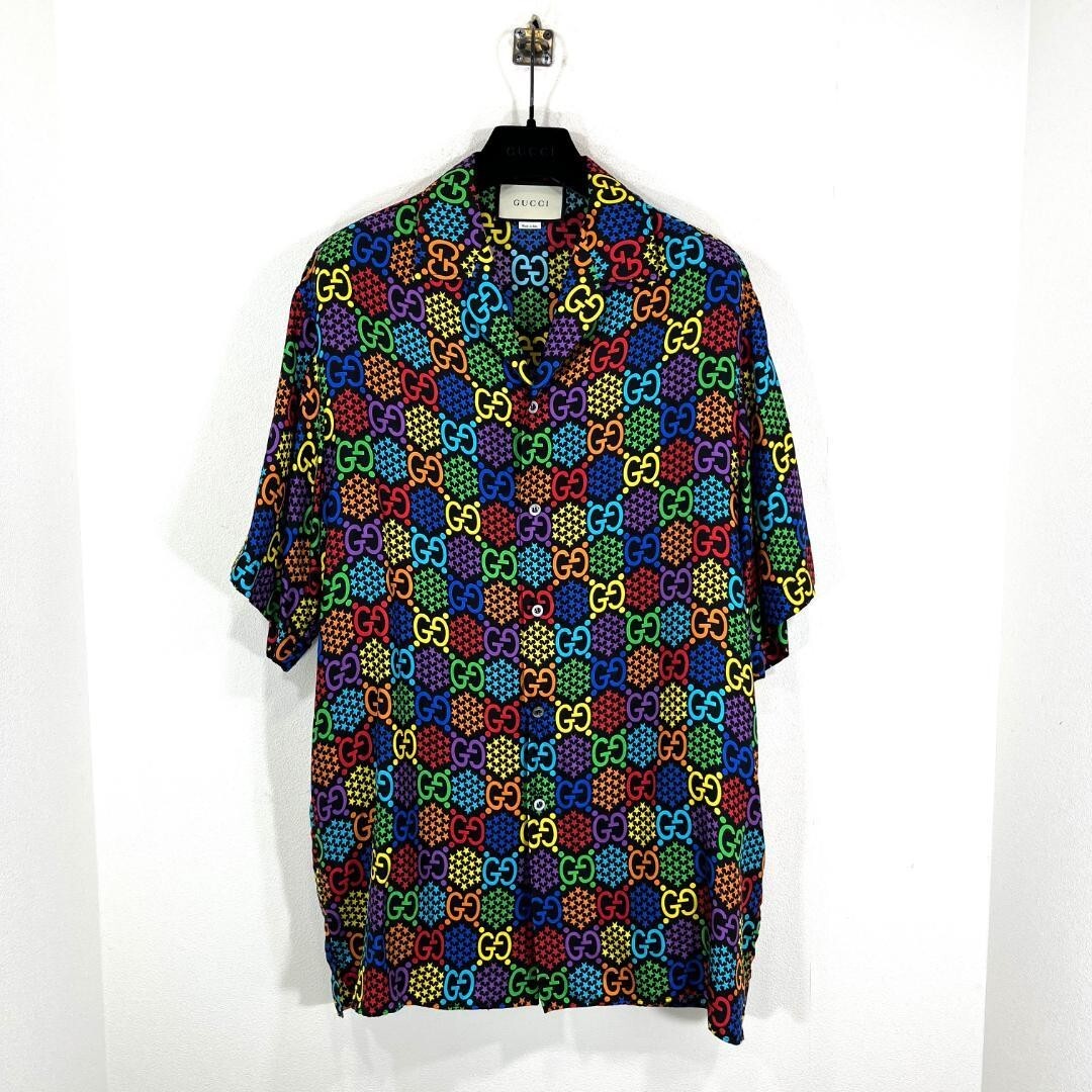 トップス 20SS GUCCI GG Psychedelic Print Bowling $_57.JPG?set_id=880000500F