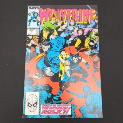 Marvel Comics Wolverine #7 May 1988 Grey Hulk
