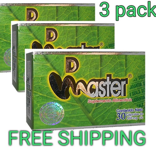 3 PACK DIET MASTER 90 CAPSULES TOTAL 100%  ORIGINAL UNISEX D MASTER