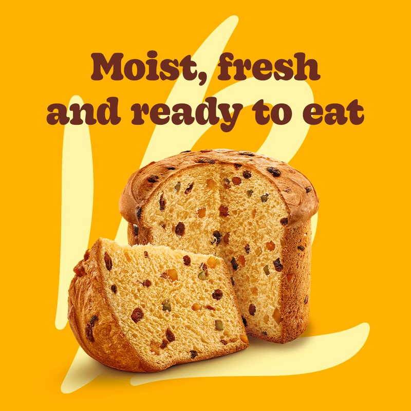 Bauducco Classic Panettone - Moist & Fresh Holiday Cake - Traditional Italian Re