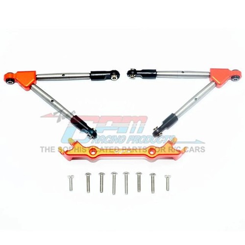 たろー GPM Racing Aluminum Front Tie Rods w/ Stabilizer for C Hub