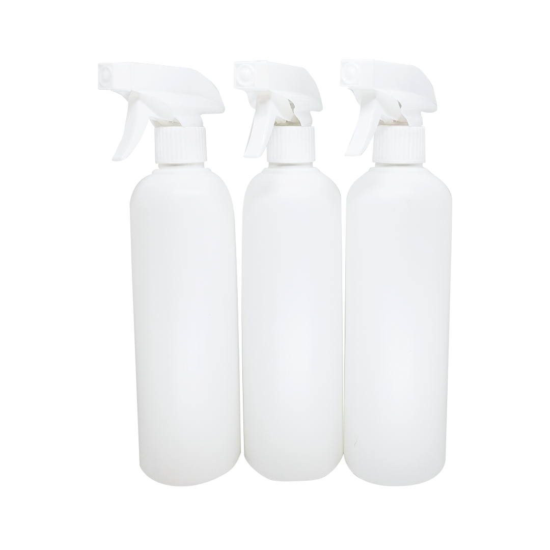 Plastic Trigger Spray Bottle 16 OZ Heavy Duty Chemical Resistant Sprayer- 3 Pack