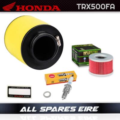 HONDA TRX500FA FOREMAN QUAD/ATV SERVICE KIT INC FILTERS & PLUG (2000-2014)