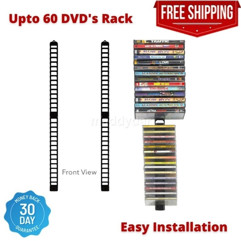 Video Game Storage Shelf DVD Media Wall Organizer Tower Rack