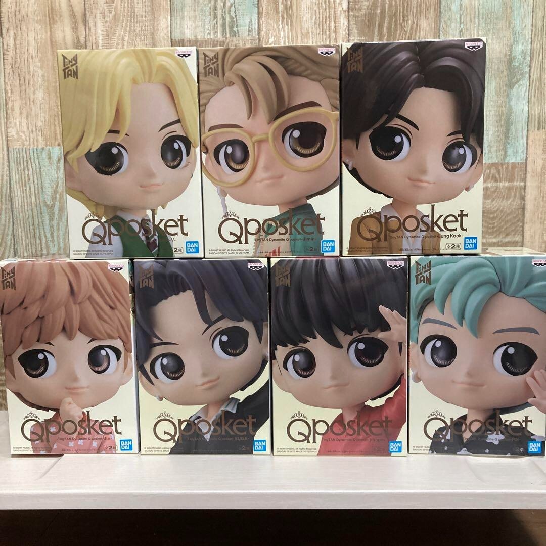 Q Posket BTS TinyTAN Dynamite Figure A Type Complete Set of