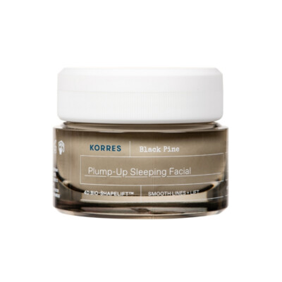 5203069101588 Black Pine Plump-Up Sleeping Facial ujędrniający krem-maska na noc