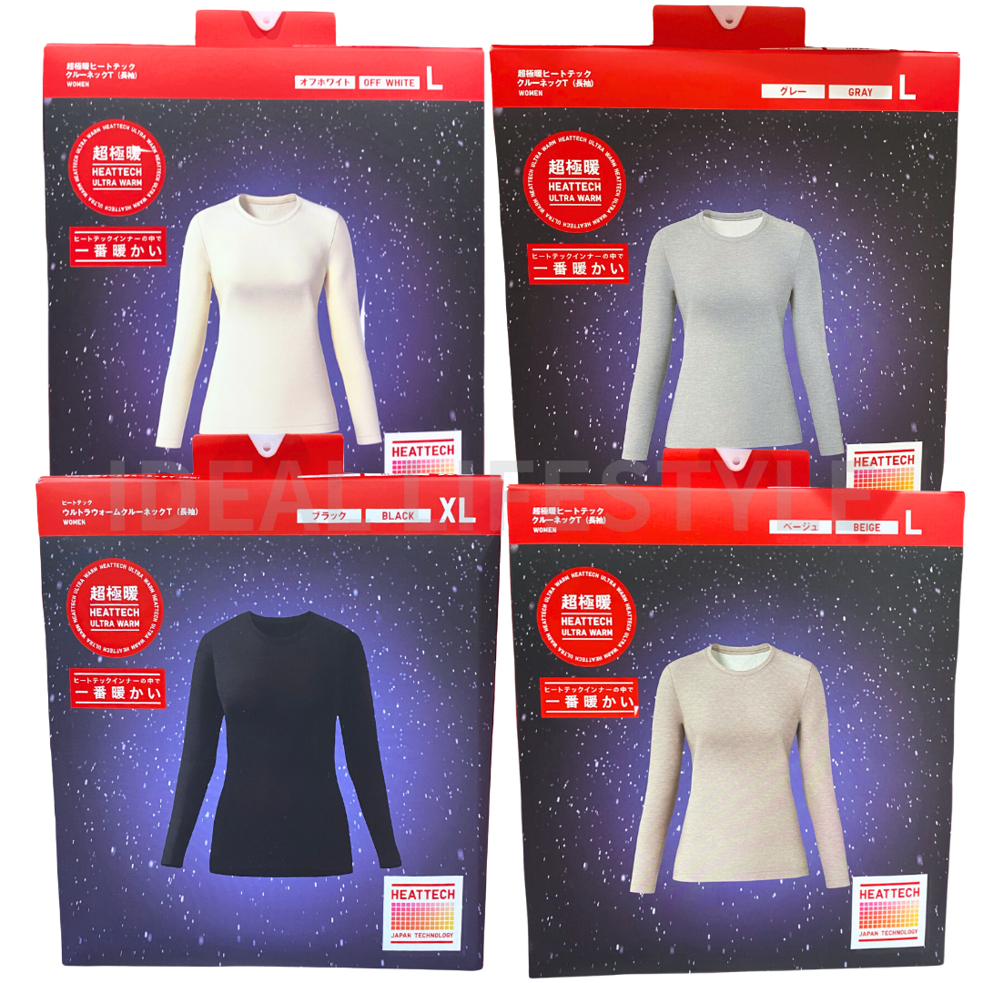 UNIQLO HEATTECH ULTRA WARM 4枚セット UNIQLO HEATTECH Ultra Warm Turtleneck Long-Sleeve T-Shirt XS
