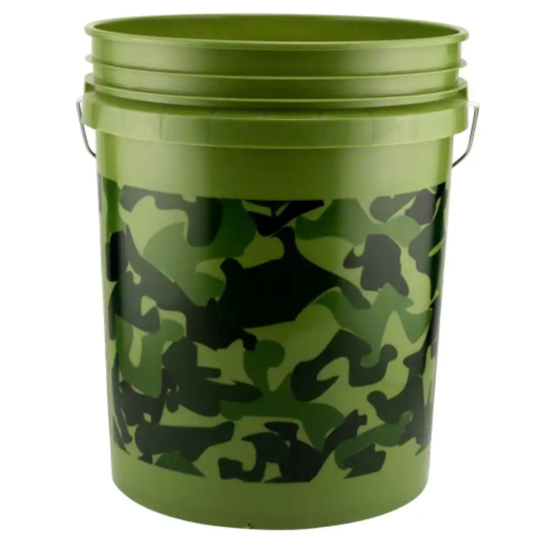 Camo Pail Camouflage 5 Gallon Bucket For Mixing Paint And Ga