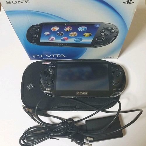 PlayStation Vita - PSVita クリスタル・ブラック Wi-Fiモデル PCH-1000 ZA01 SIE PlayStation Vita (プレイステーション ヴィータ) Wi-Fi