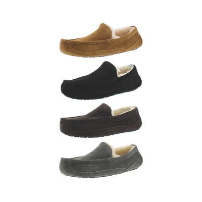 Мужские мокасины Ugg Ascot из серой замши, размер 18, средний (D), BHFO 3219