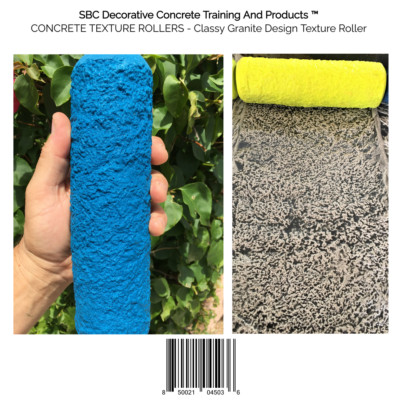 Concrete Texture Rollers ''THE ORIGINAL SBC BRAND'' Classy Granite Texture Roller