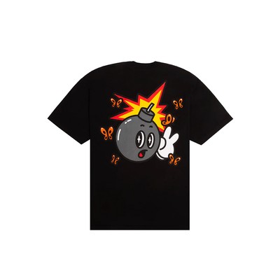 

Футболка с короткими рукавами The Hundreds Butterfly Adam (черная) с рисунком, Черный