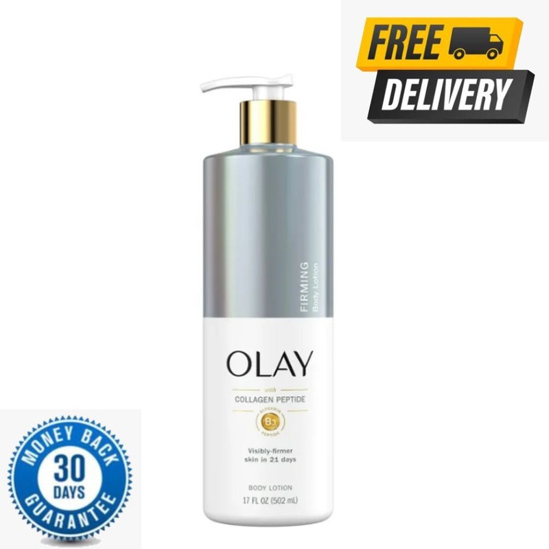 Olay Firming & Hydrating Body Lotion with Collagen, 17 fl oz Pump