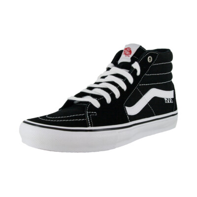

Кроссовки Vans Skate Sk8-Hi (черный/белый) Высокие кеды Skate, Black/white