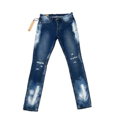 Ksubi Mens Jeans Denim Van Winkle Heavens Mid Rise Skinny Leg Size 30 31 33 34